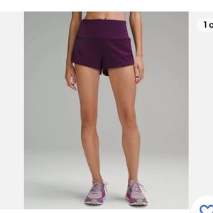 Lululemon speed up high rise shorts - Dramatic Magenta
